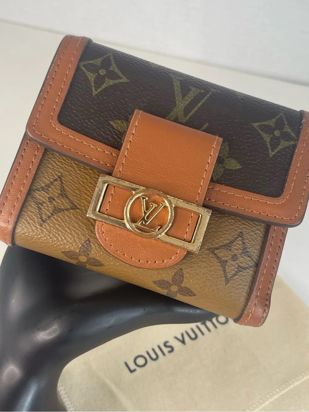 Louis Vuitton Dauphine Compact Wallet with dust bag